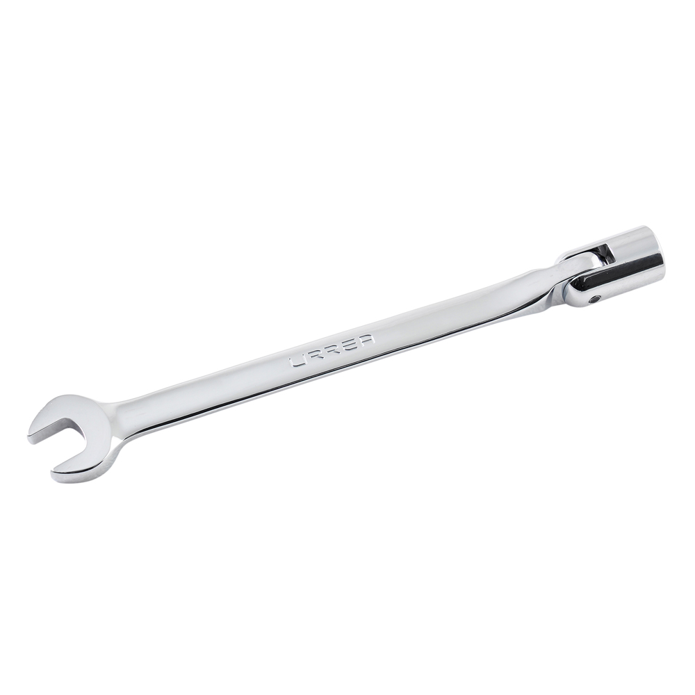 1270-10M 12-point Full polished flex head Wrench, 10 mm opening size. 