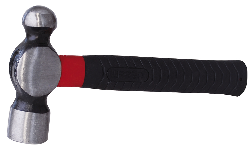 1324FVS Short black ball pein hammer, fibberglass handle 24Oz