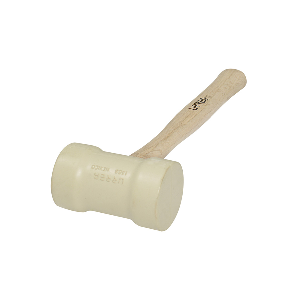 1368B Rubber Mallet with beige color rubber head 22Oz