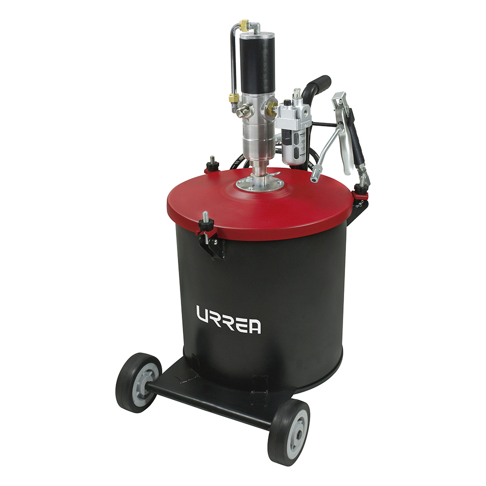 Imagen para Inyector de grasa con cubeta neumática de 30 kg, 7,500 psi de Grupo Urrea