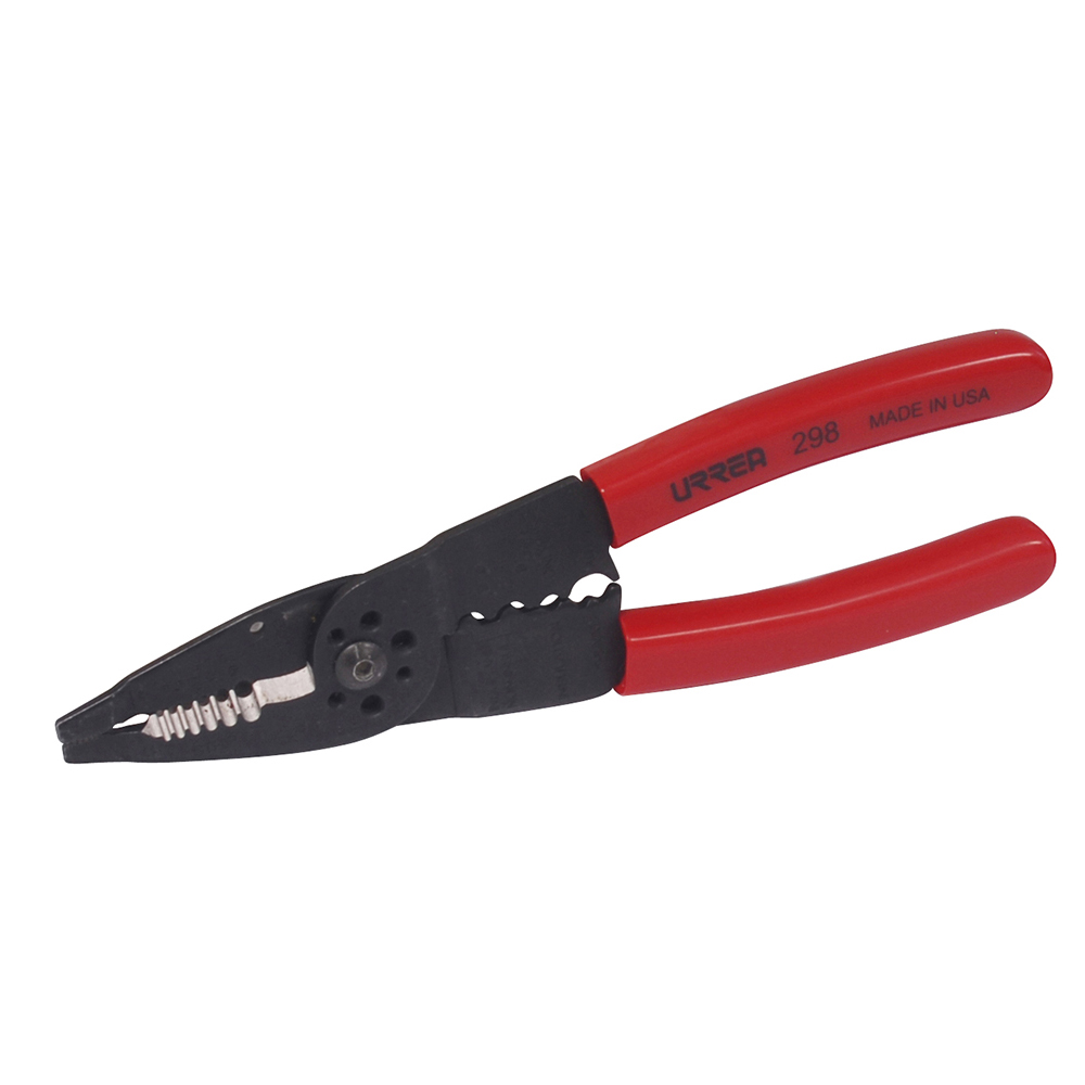 298 Wire Stripping Plier 10-22Awg with crimper and screw cutter