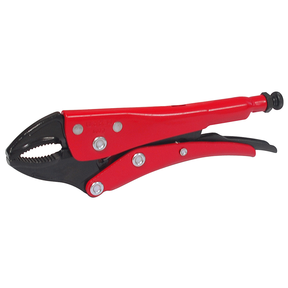 4073 Curved jaw with wire cutter plier 7-31/64"