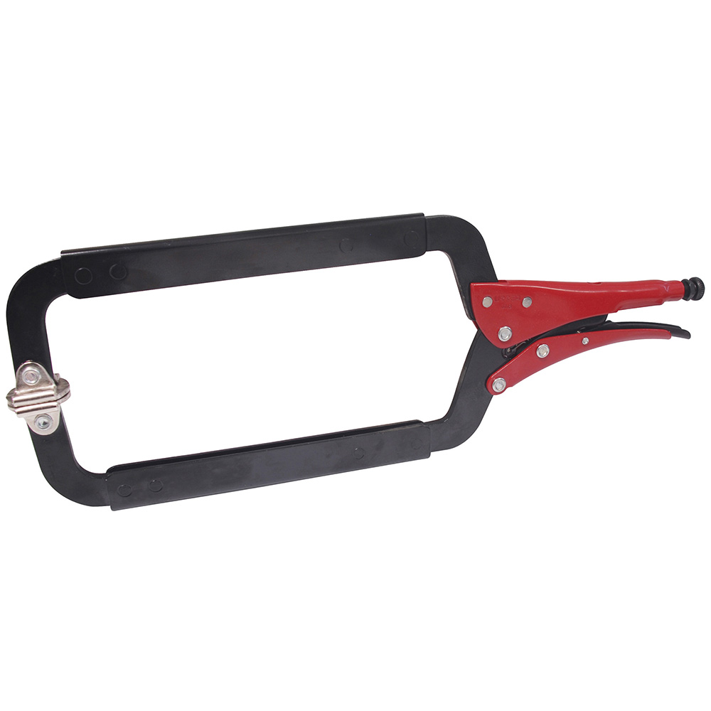 4116 Heavy duty C-Clamp with swivel pads locking plier 6-57/64”