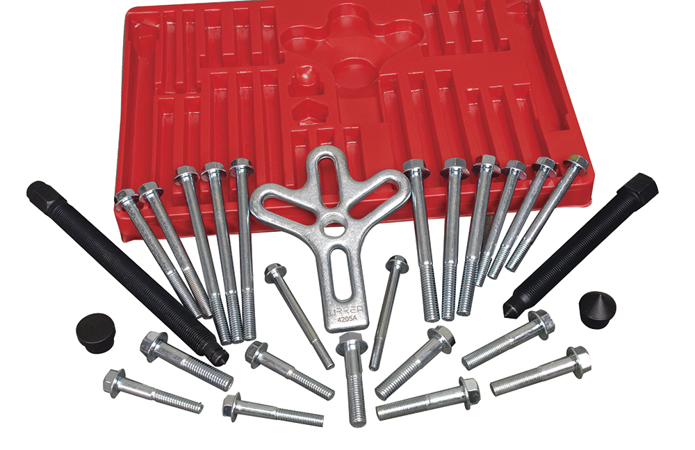 4205A Harmonic balancer puller set 25 pc in plastic box