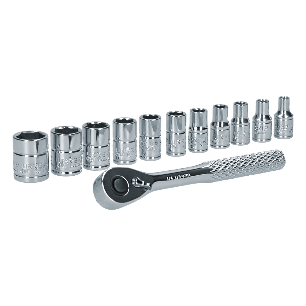 47101 1/4" drive socket set with accessories 12PC