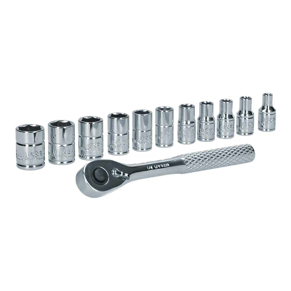 47201 1/4" drive socket set with accessories 12PC