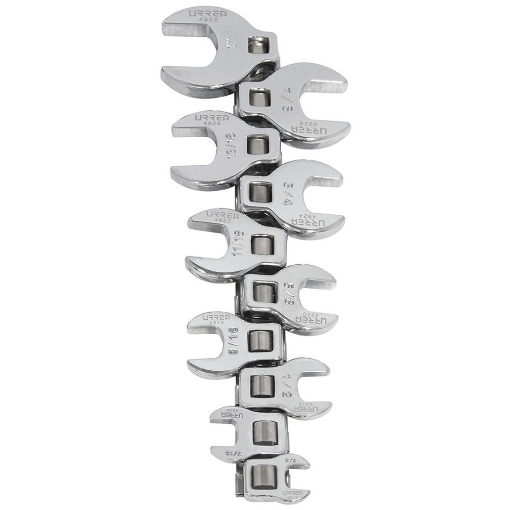 4900-10 3/8" Drive CrowFoot Wrench Set of 10 pieces