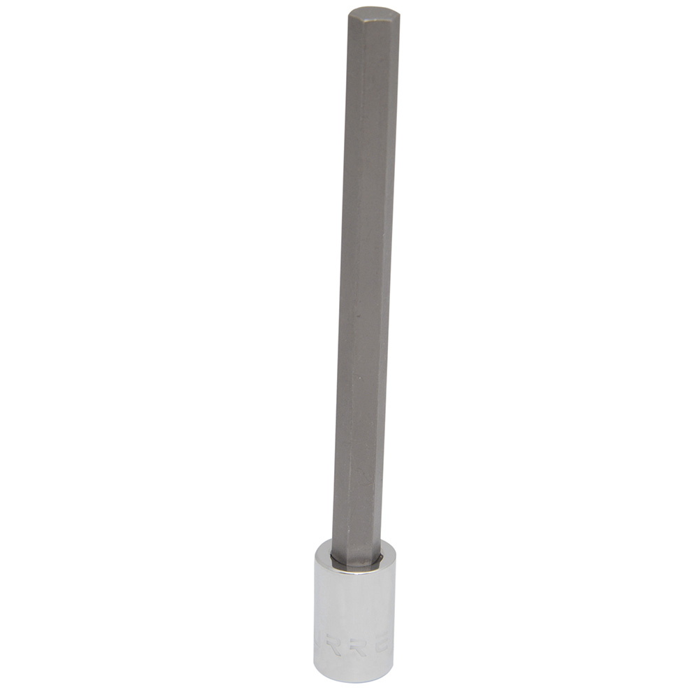 4990-1/8L 3/8" drive, Hexagonal extra long bit socket 1/8"