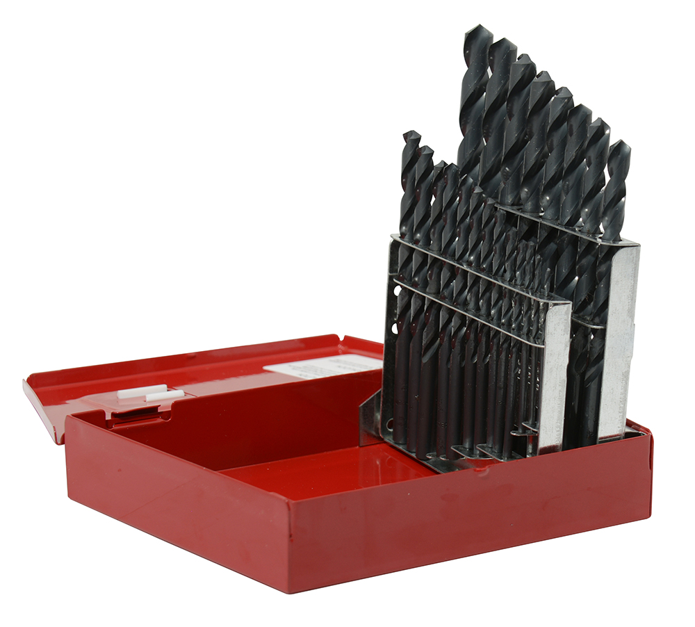 5121 Black Oxide High Speed Drill Bit Set 15 Piece