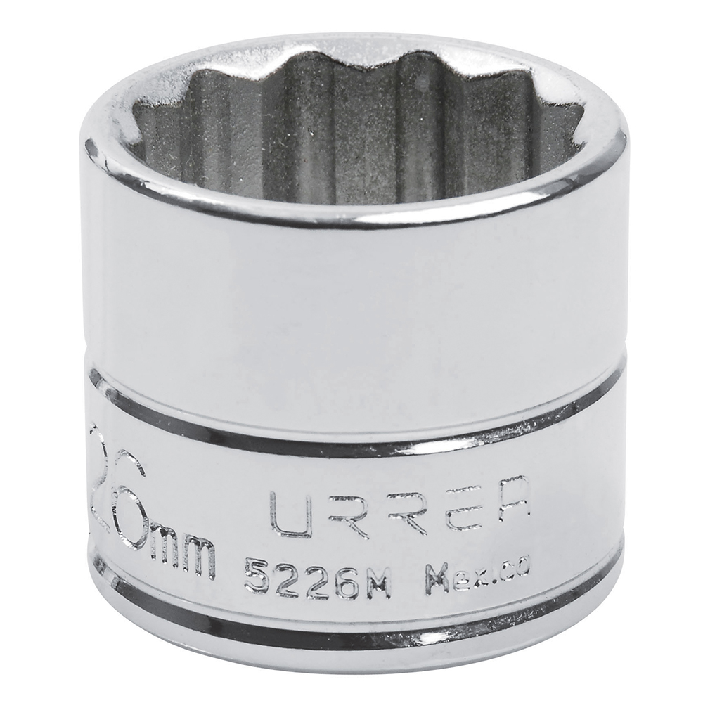 5226M 3/8 in drive, 26mm, 12 point short socket.