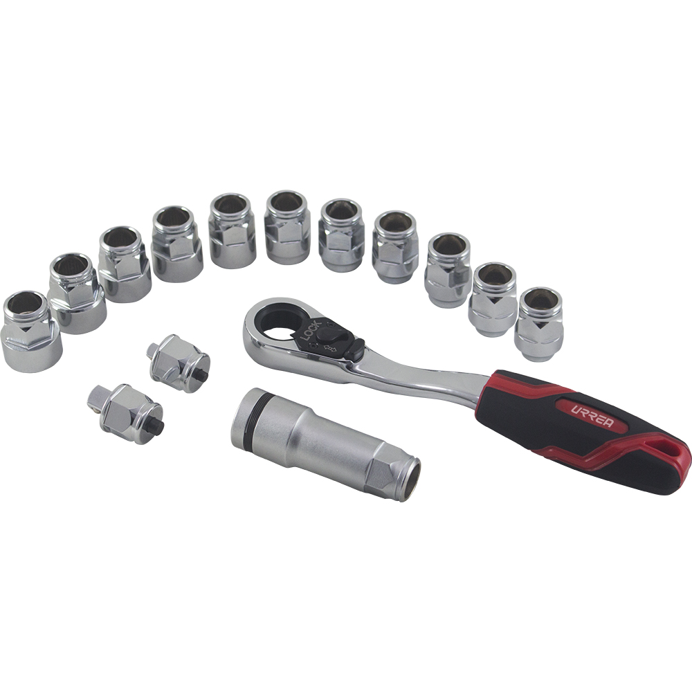 5401GT 1/2" Drive 15 Piece Socket Set With Accessories Go-Through Combination