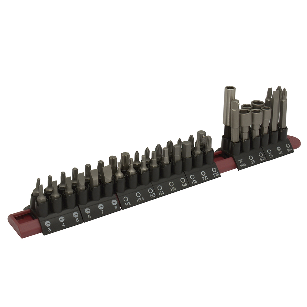 60142 Screwdriver Bits Set of 42Pc with magnetic bit holder