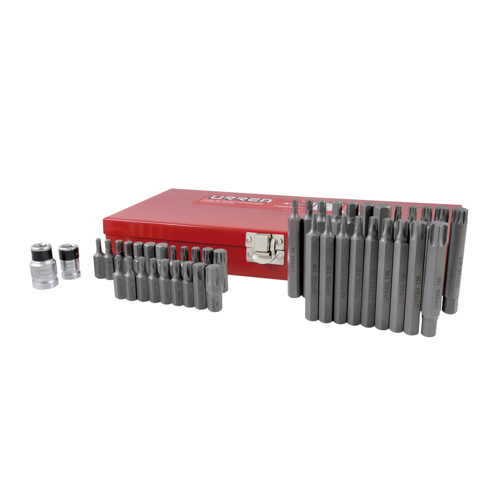 60244 Combined screwdriver bit set with adaptors (44Pc)