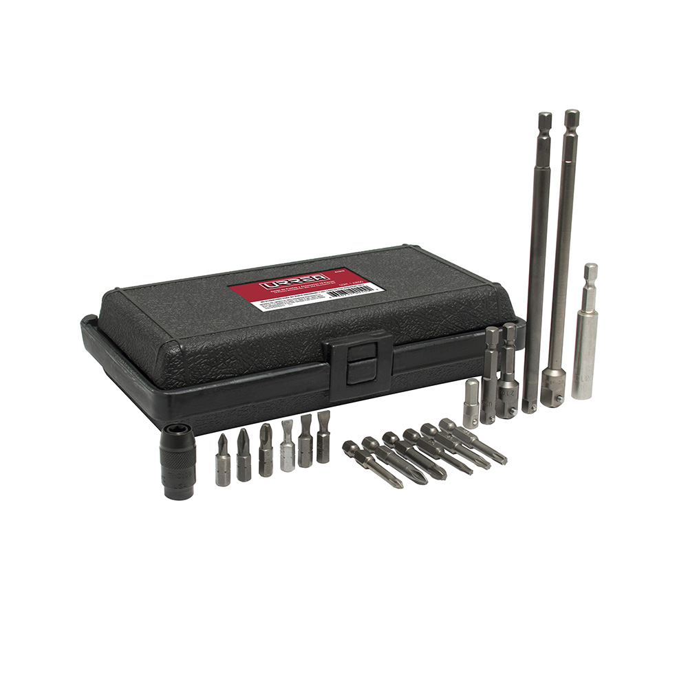 61919 Heavy-duty power bit & screwdriver bit set with accessories (19 pc).