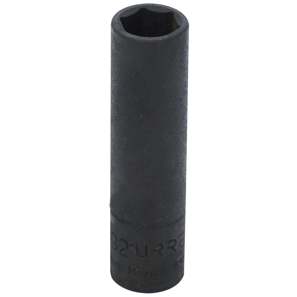 6511H 1/4" drive 6-point deep impact socket socket