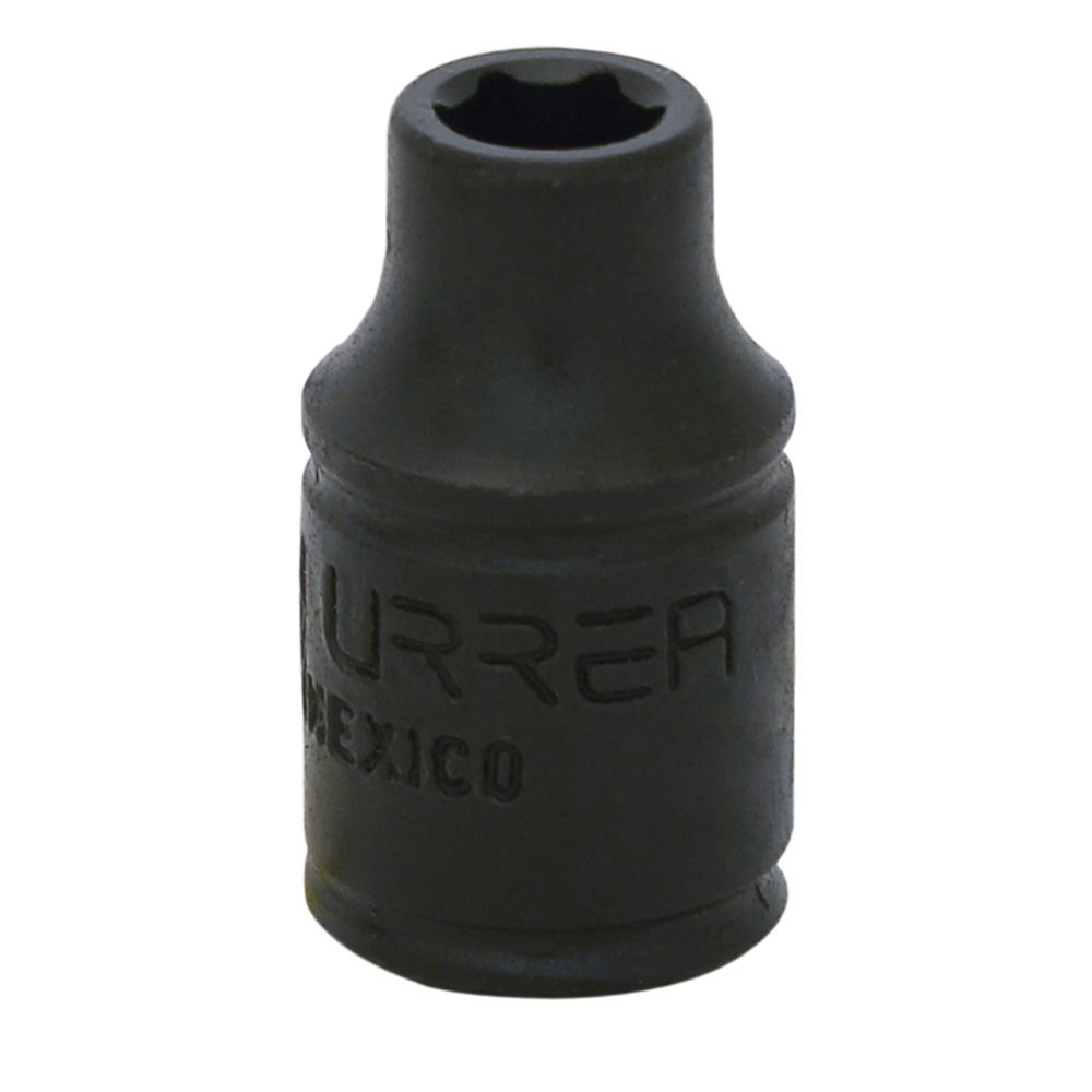 6904M 1/4" drive 6-point short impact socket 4MM