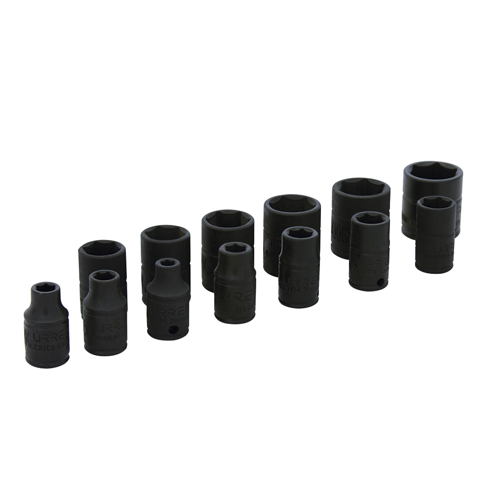 69206 1/4" drive 6-point short impact socket (Metric)