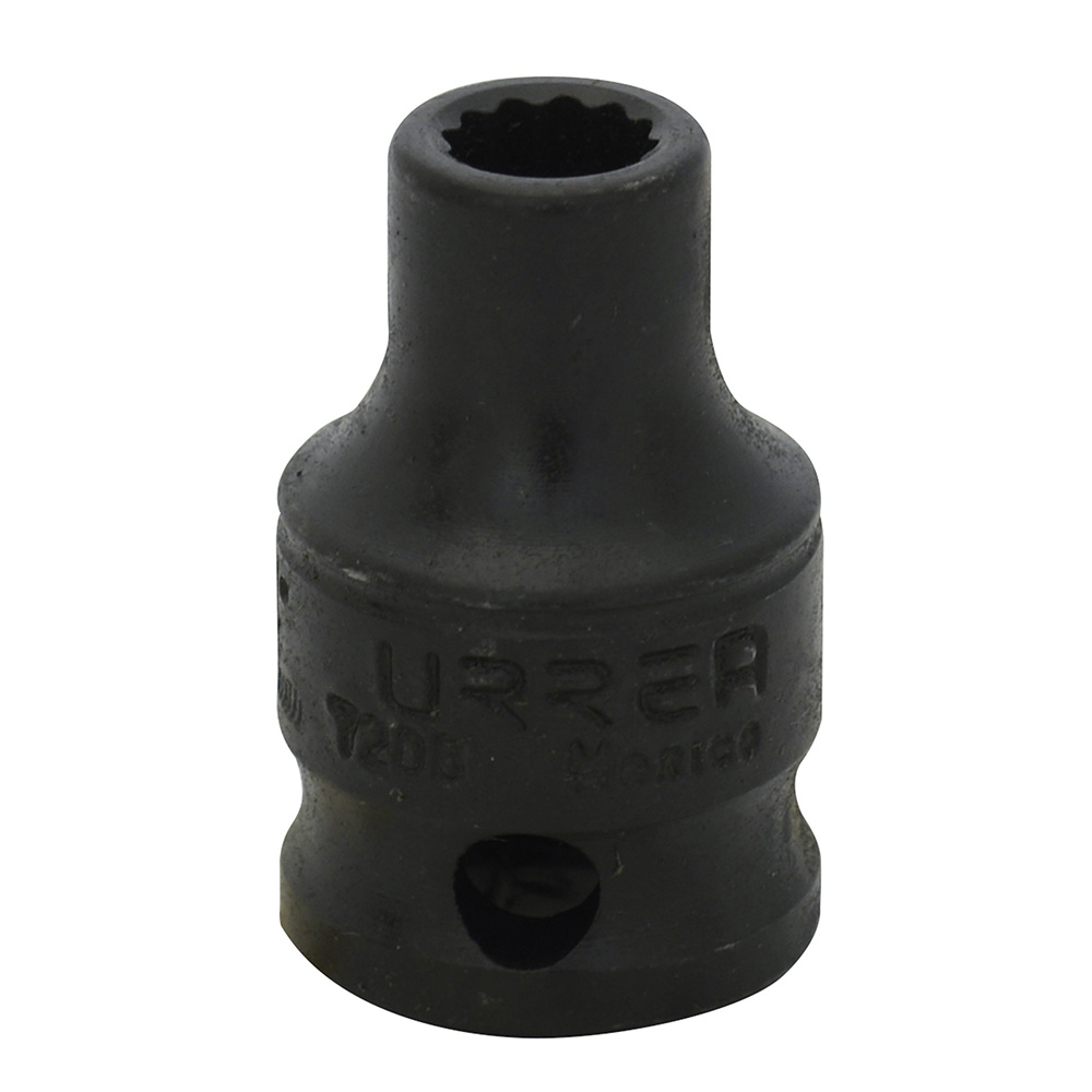 7208 3/8" drive, 12-point short impact socket 1/4"