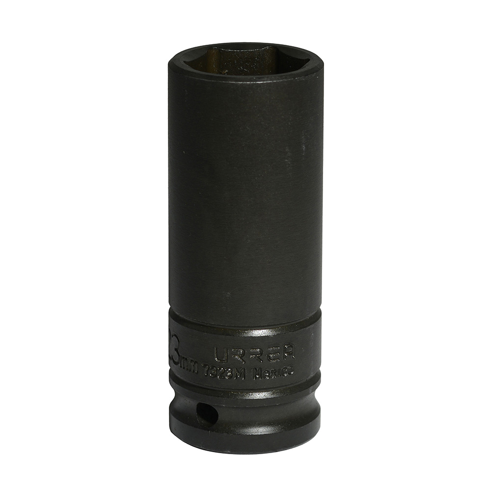 7323M 1/2" drive, 6-pt deep impact socket 23MM