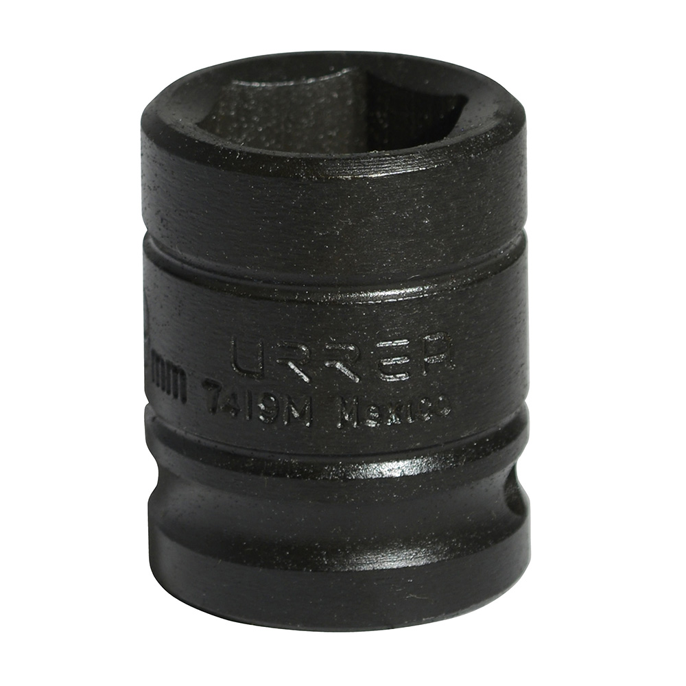 7419M 1/2" Drive 6-Point Short Impact Socket 19MM