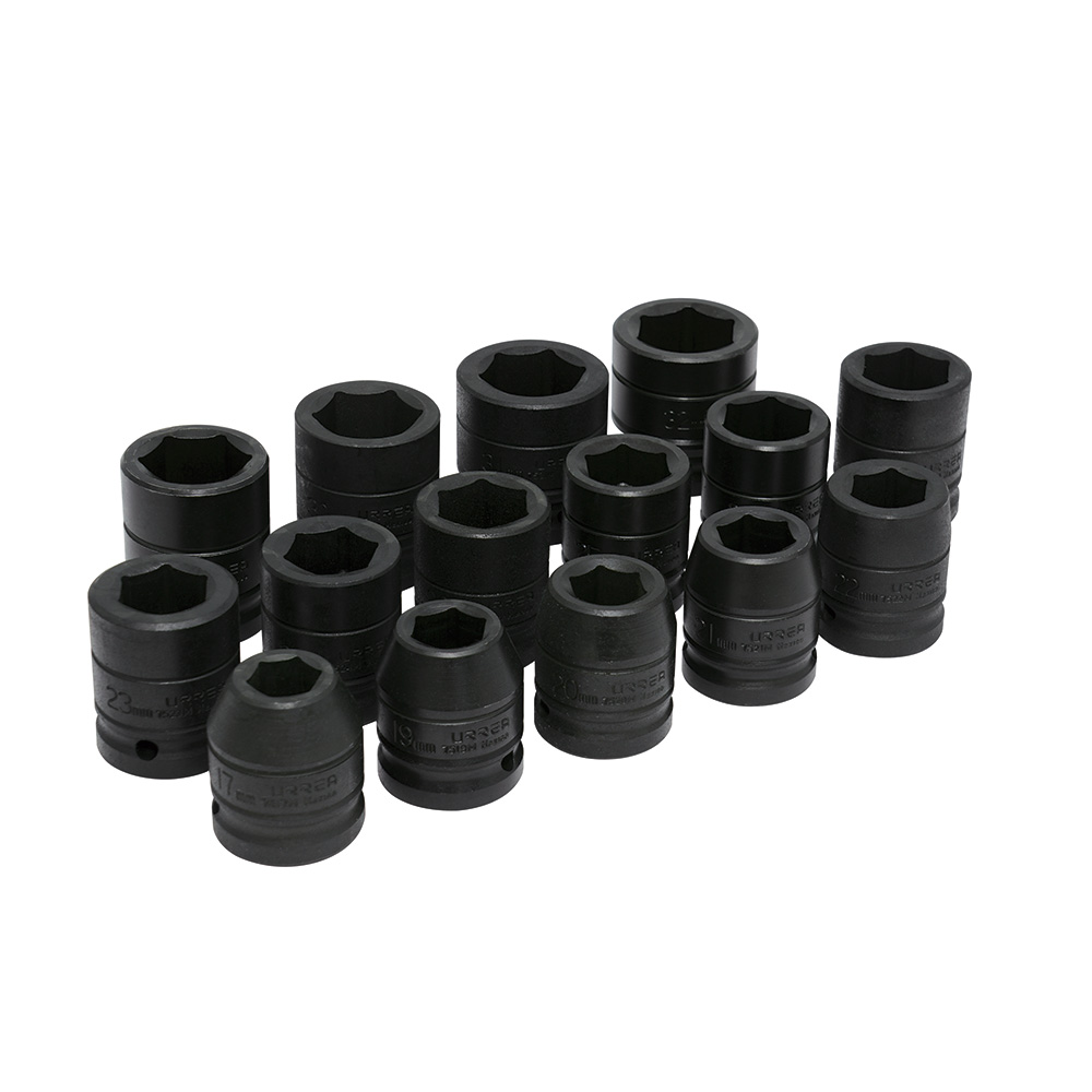 750015 3/4" drive 6-point short impact socket set 15PC (MM)