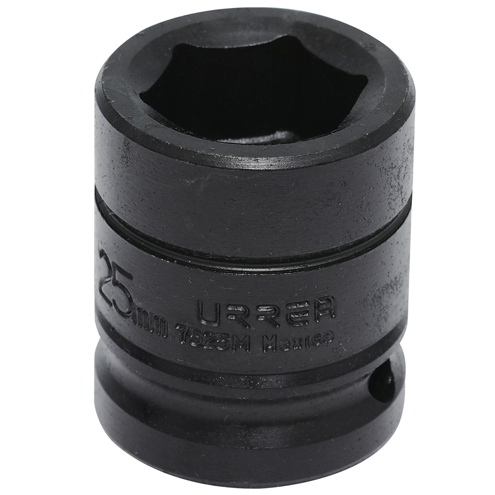 7525M 3/4" Drive 6-Point Short Impact Socket 25MM