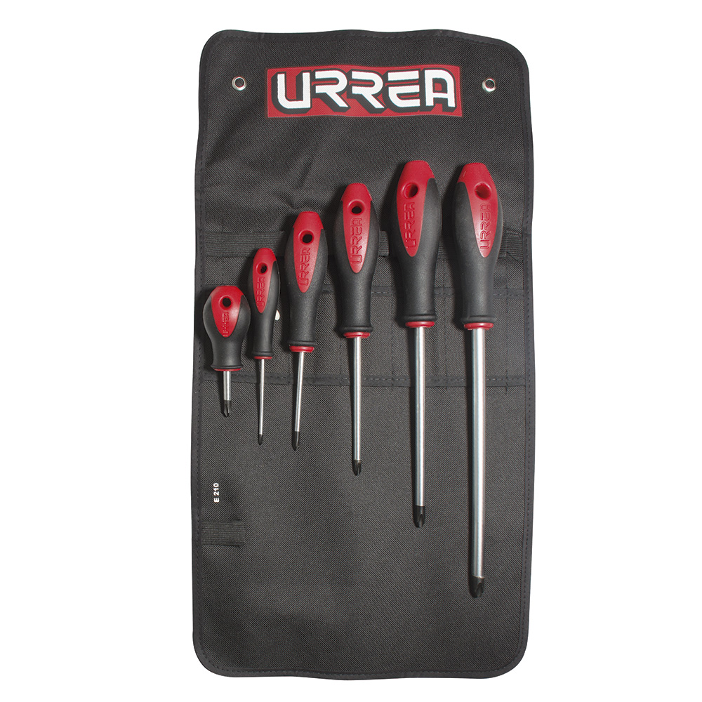 8600A Bimaterial Screwdriver, Set of 6 Pieces (Phillip type)