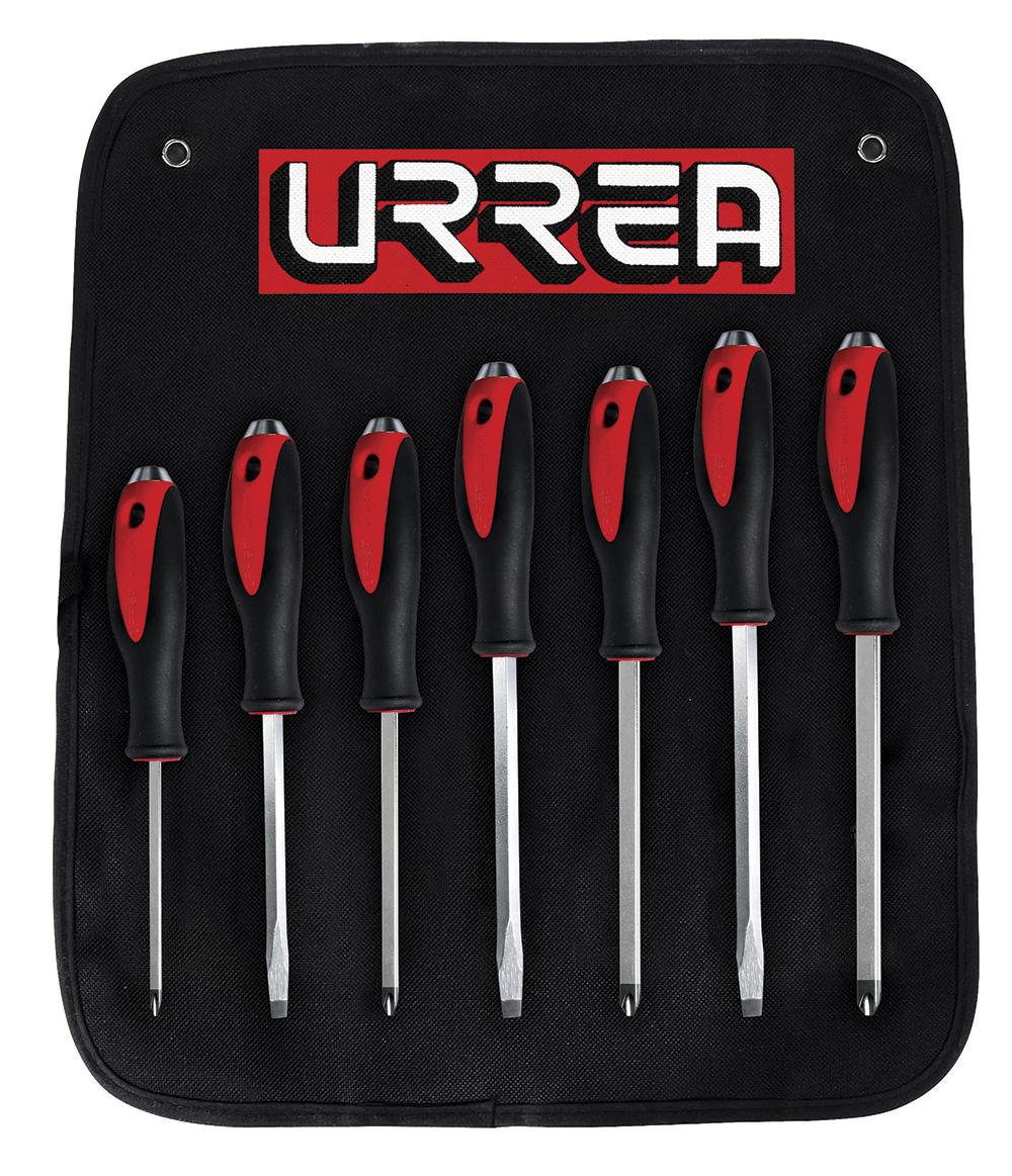 9100GC Striking Bimaterial Screwdriver Set of 7 Pc (slotted and Phillips type)