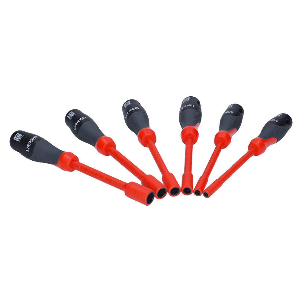 9200TV 1000V trimaterial SAE nut driver set 6Pc