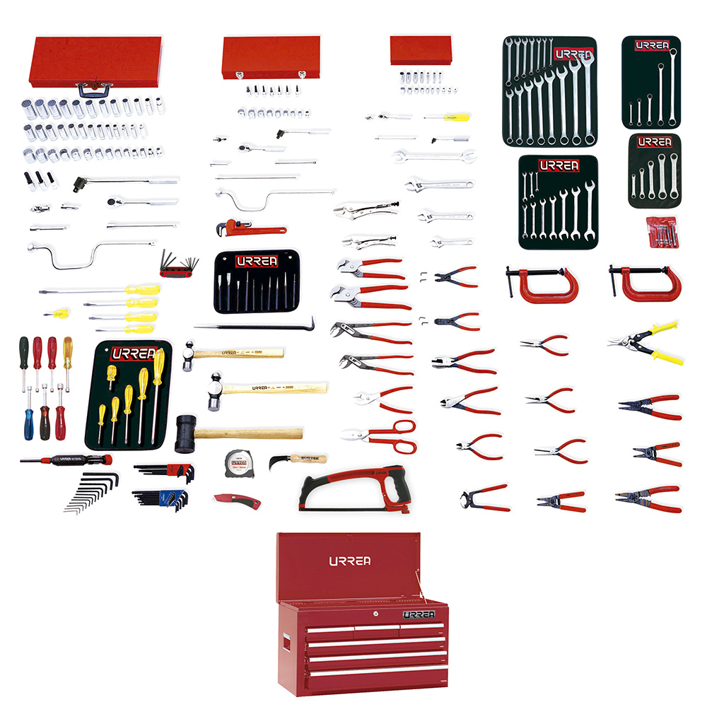 99512 Sae Industrial Master Tool Set With Ex27S6 Cabinet, 216 Piece