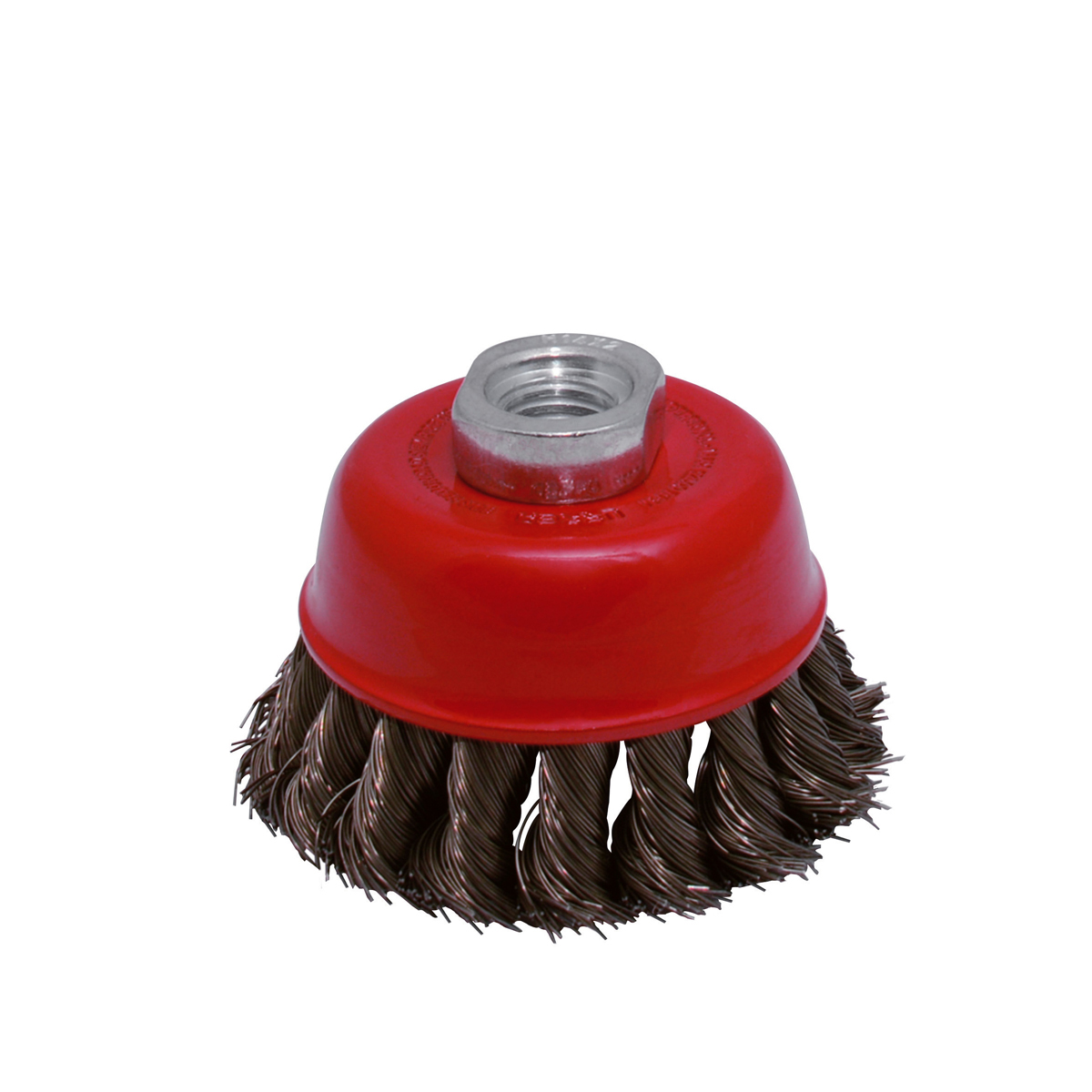 C807 Twisted Wire Cup Brush Heavy Wire 3" X 0.50 Mm Thread M14