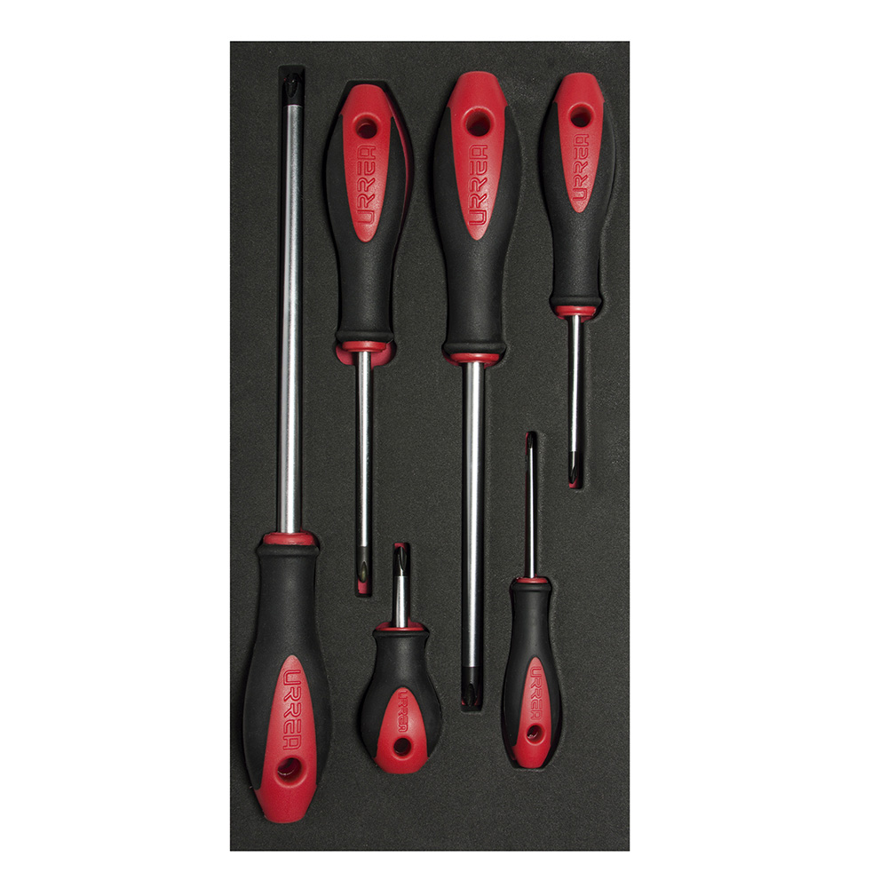 CH116 Phillips tip bimaterial screwdrivers 6PC