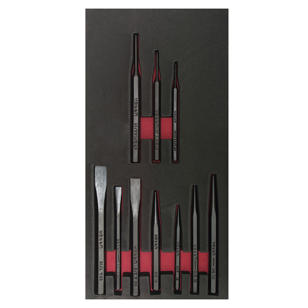 CH121 Chisels and pin punches set 10PC