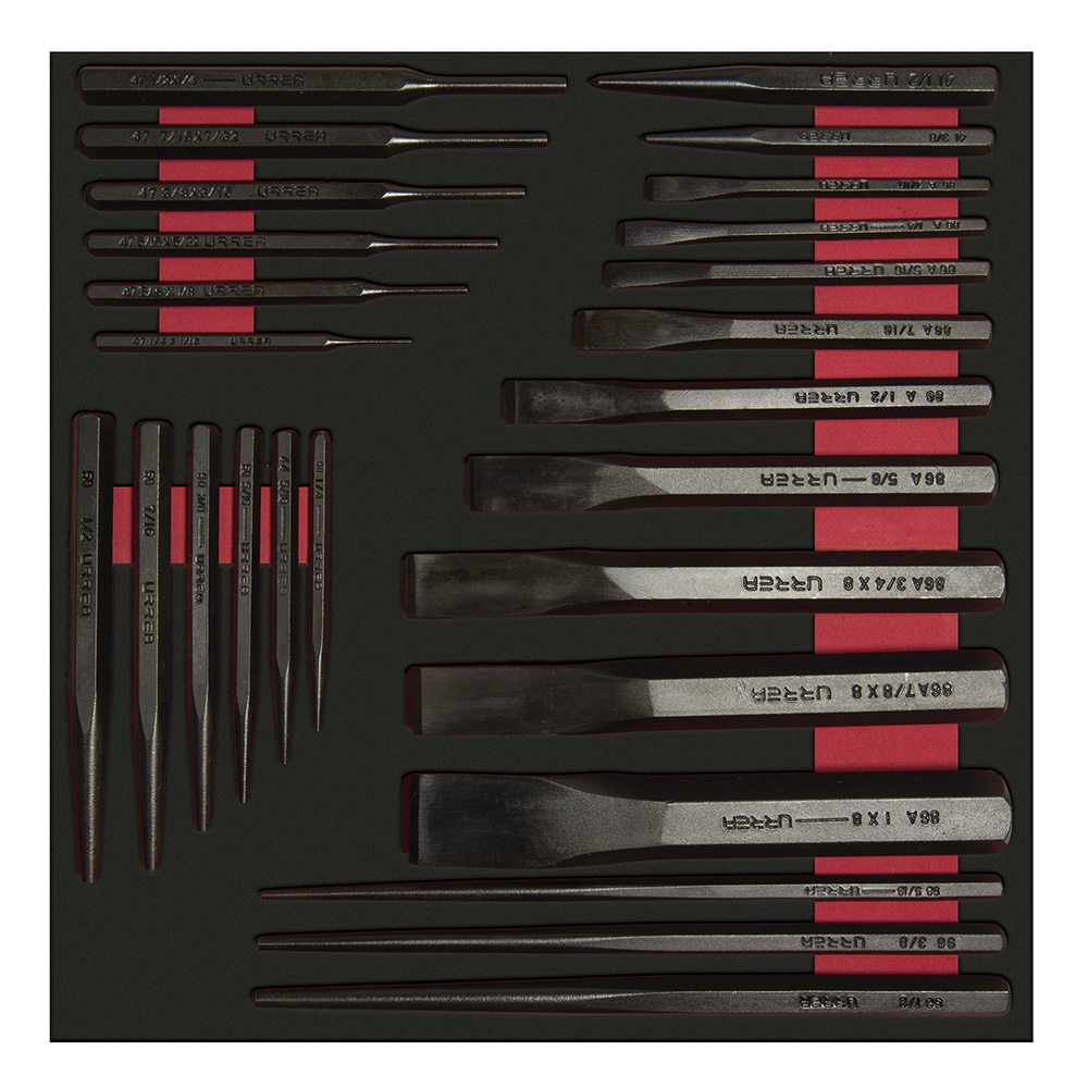 CH211 Drift pins, punches & chisels set 26PC