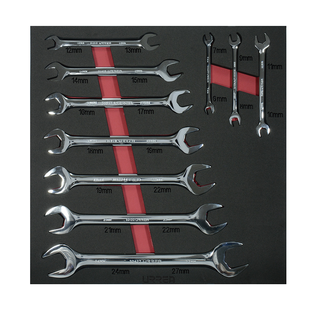 CH216 Metric open-end wrenches 10PC