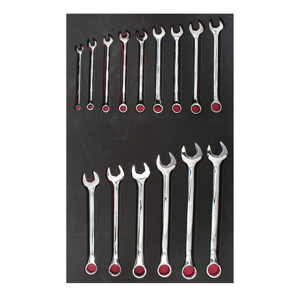 CH304 Metric 12-pt full polished comb Wrenches 15PC