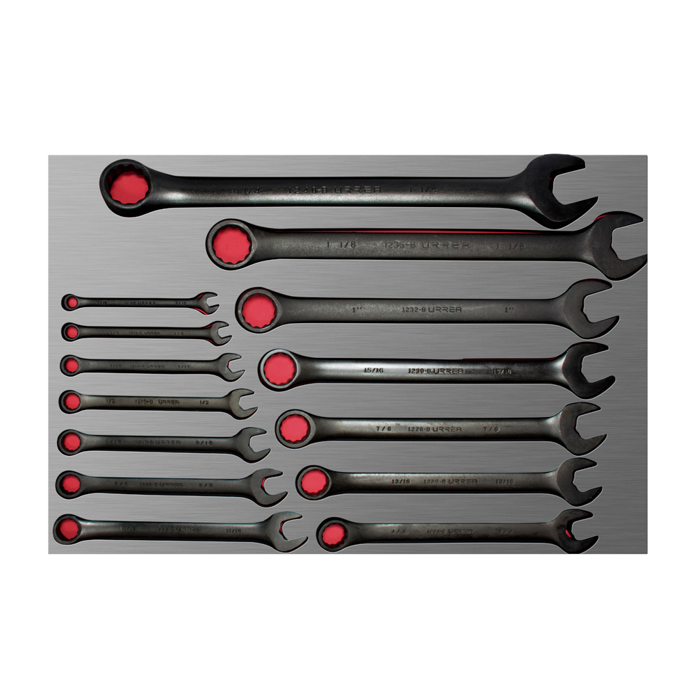 CH305L SAE 12-point black combination wrenches 14pc