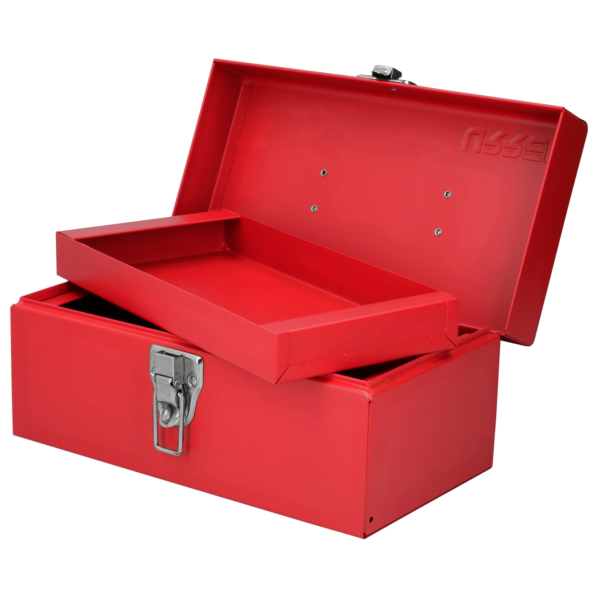 D1 12 in, industrial metal tool box