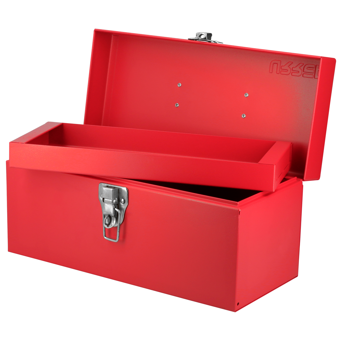 Imagen para Caja portaherramientas metálica roja 14" x 6" x 6" de Grupo Urrea