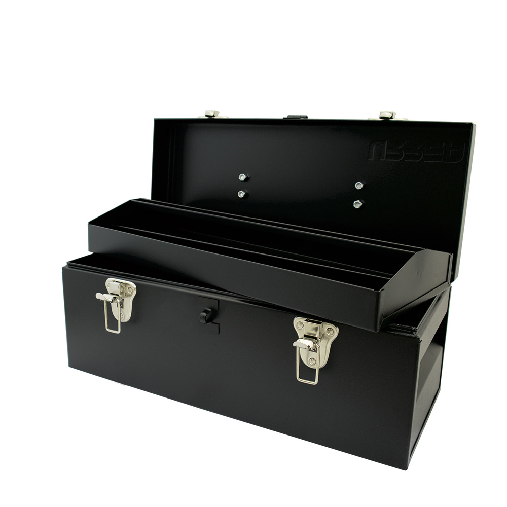 D4C20 18 in, heavy-duty metal tool box