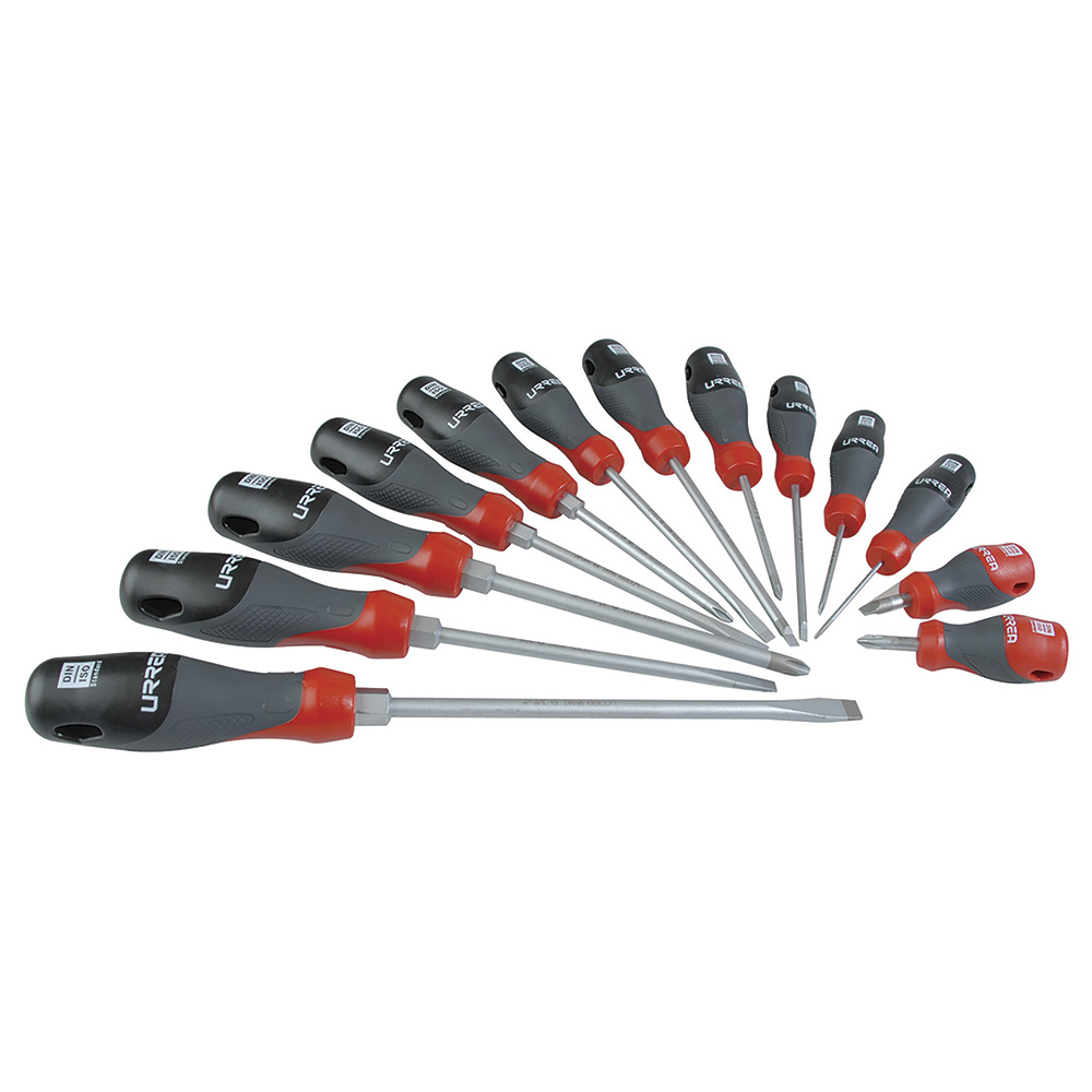 JCDT13 Trimaterial Screwdriver, Set of 13Pc.