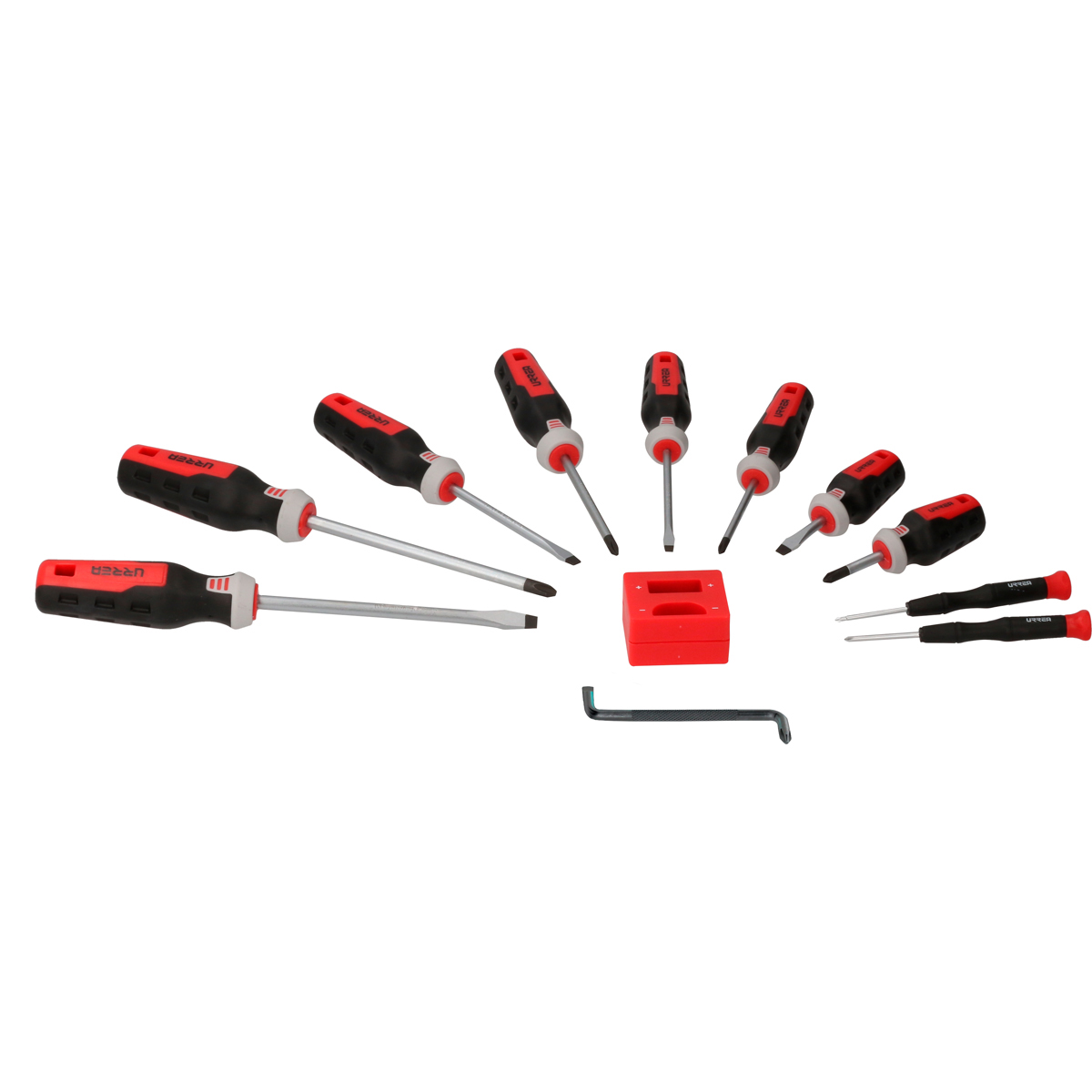 JDT12 Trimaterial Screwdriver Set With Accessories, 12 Piece