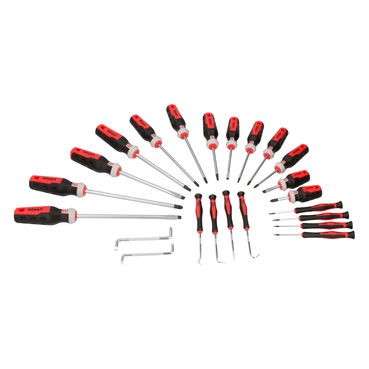 JDT25 Trimaterial Screwdriver Set With Accessories, 25 Piece