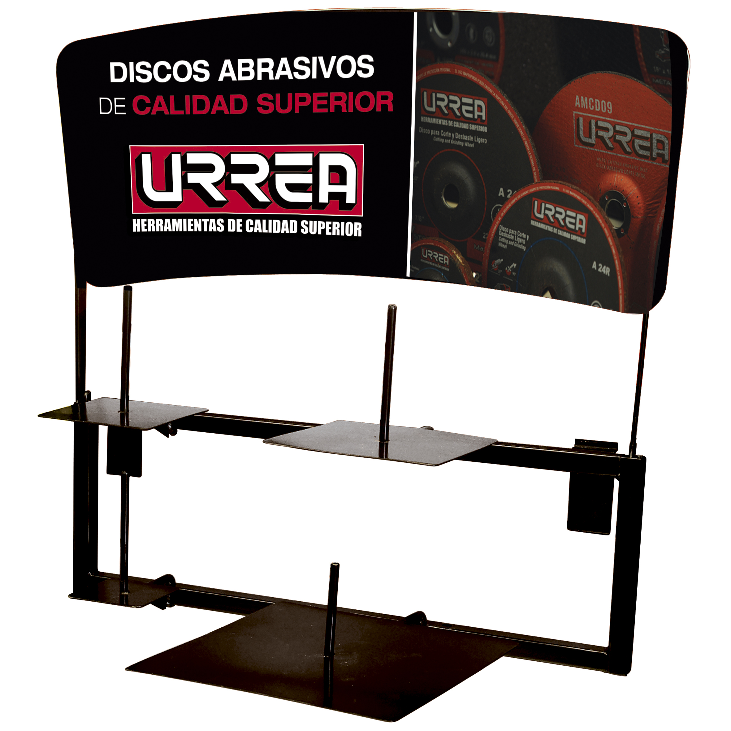 Imagen para Rack vertical para discos abrasivos sin carga de Grupo Urrea