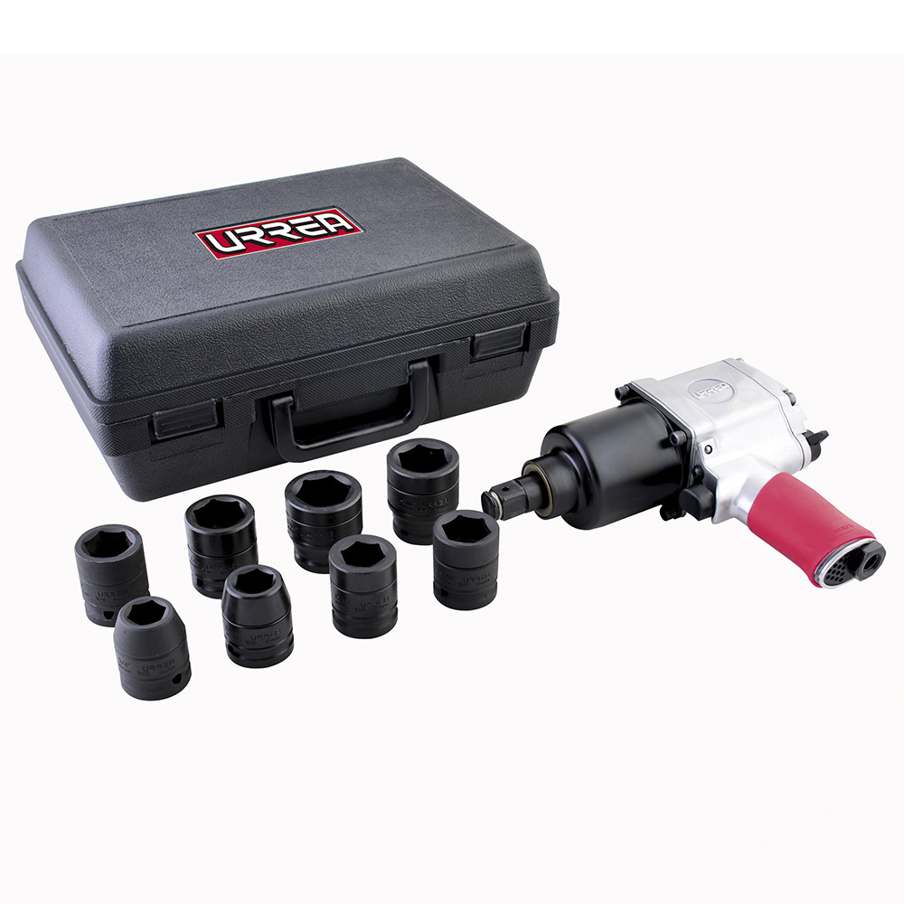 UP772HK Twin hammer 3/4" drive air impact wrench and socket set