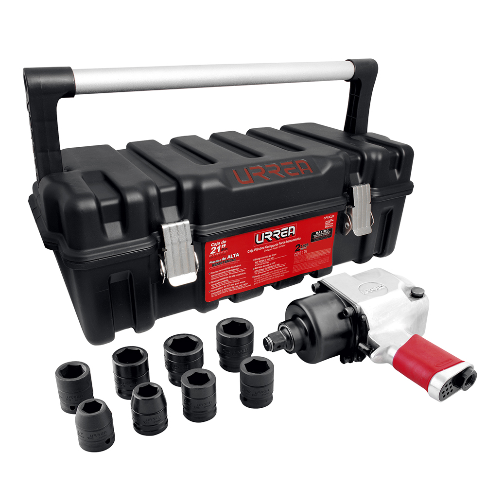 UP776K Twin hammer 3/4" drive air impact wrench and socket set